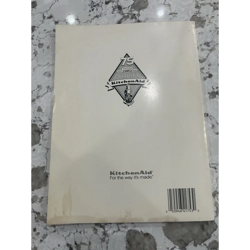 KitchenAid Kitchen Aid 75th Anniversary Recipe Book RARE HTF 1993 Whirlpool Corp